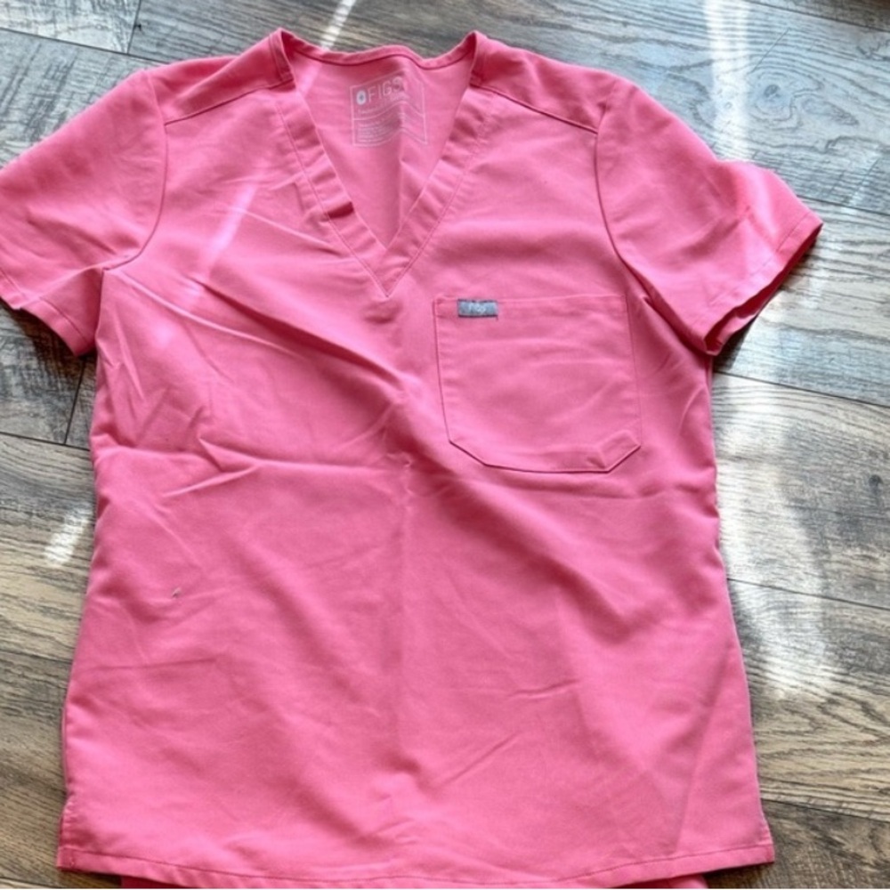 Figs Neon Pink limited edition Scrub top